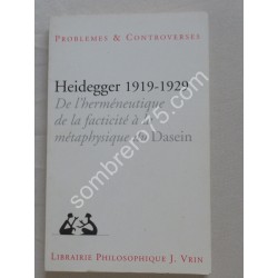 Heidegger 1919-1929. De...