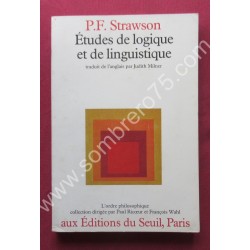 P.F. STRAWSON. Etudes de...