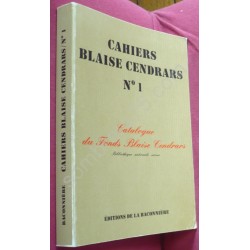 Cahiers Blaise Cendrars...