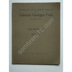 Catalogue de 158 Aquarelles...