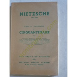 Nietzsche 1844-1900. Etudes...