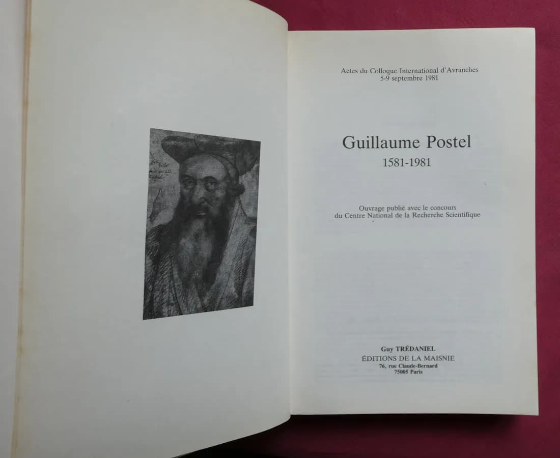 Guillaume Postel 1581-1981. Actes du Colloque International 1981 - Image 3