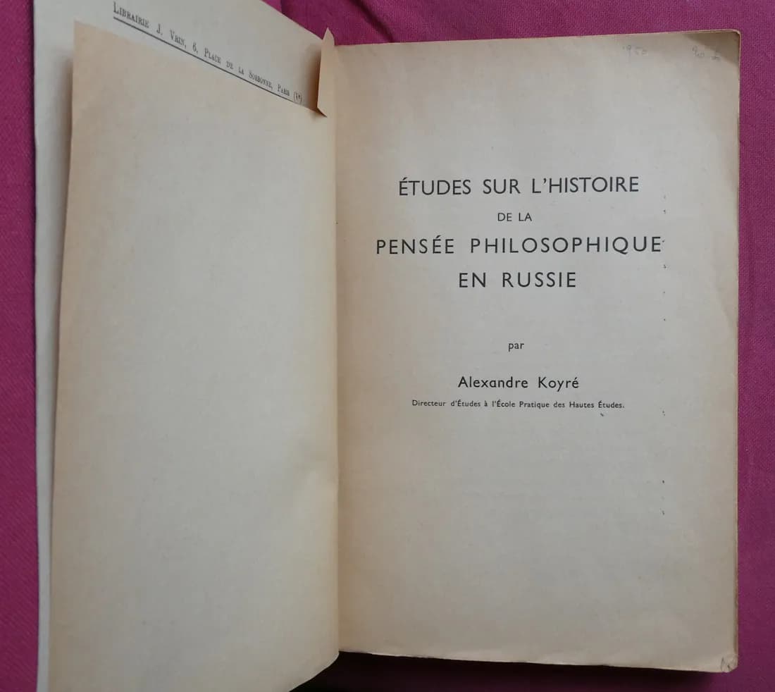 Études sur l'histoire de la pensée philosophique en Russie - Image 3