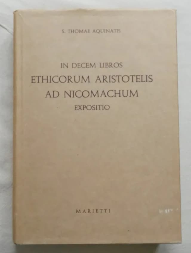 Couverture de In Decem Libros Ethicorum Aristotelis ad Nicomachum -…