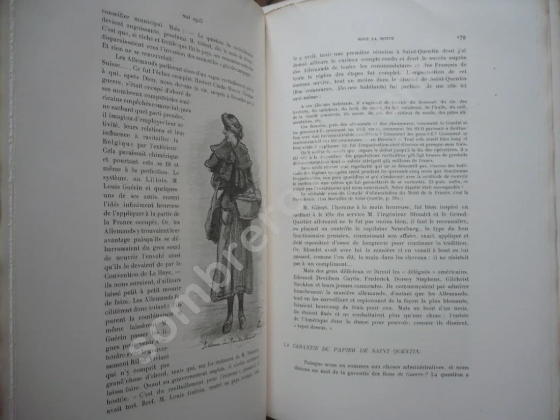 Sous la Botte - Histoire de la ville de Saint-Quentin pendant l'Occupation allemande, Août 1914 - Février 1917. Croquis P. SERET - Image 5