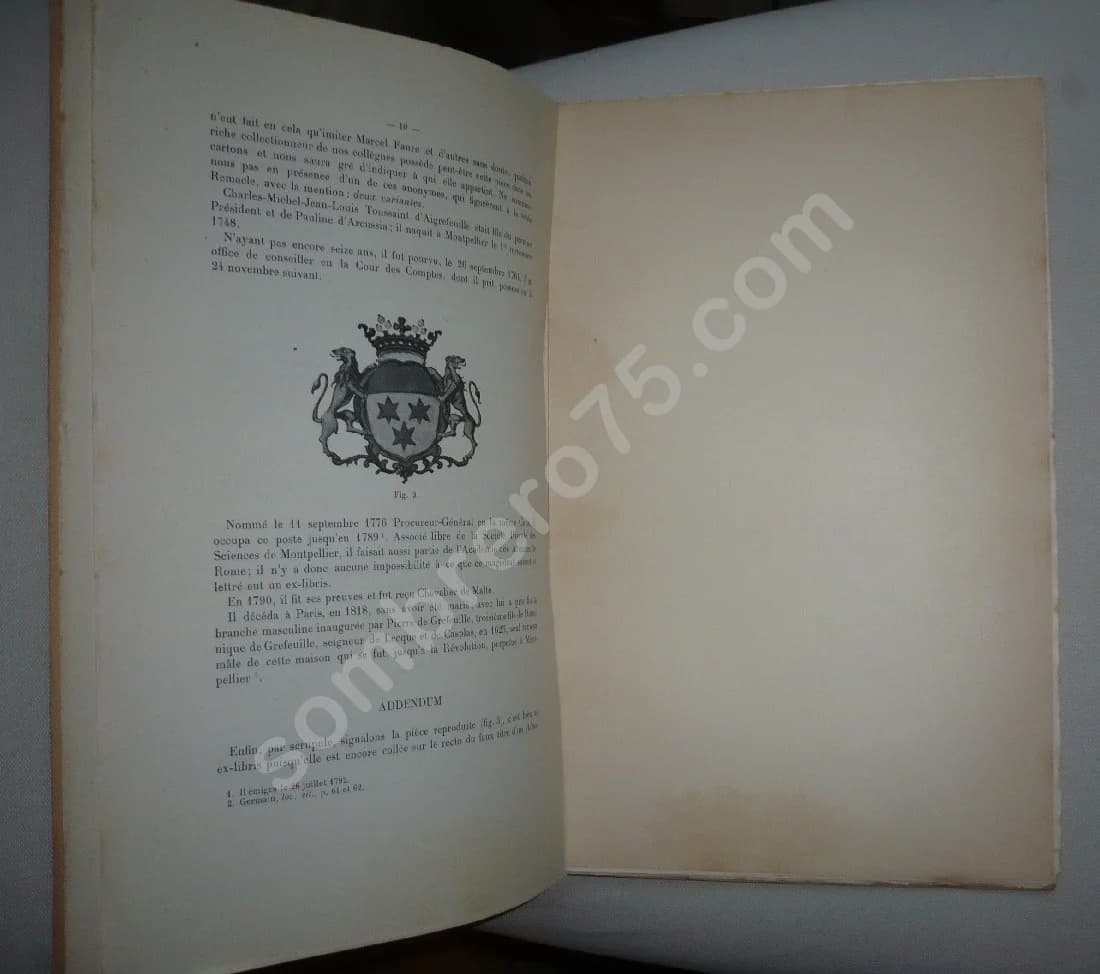 Quelques Bibliophiles Montpelliérains. Capitaine R DE ROTON - Image 4