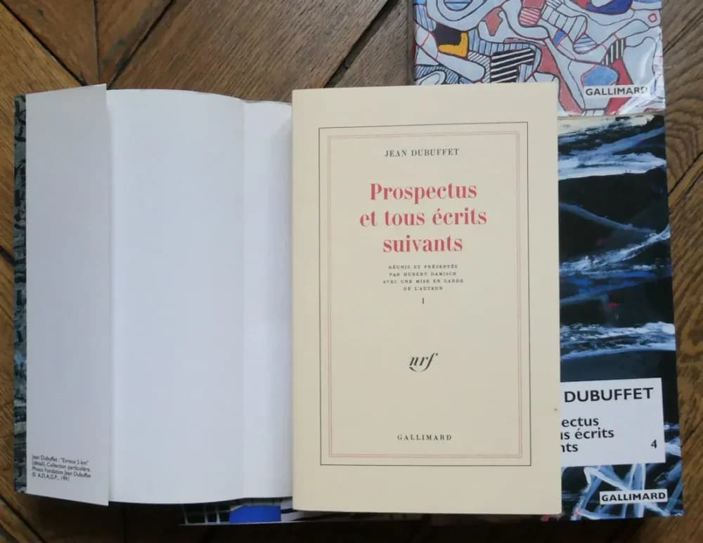 Jean DUBUFFET 4 Tomes. Prospectus et tous écrits suivants - Image 4