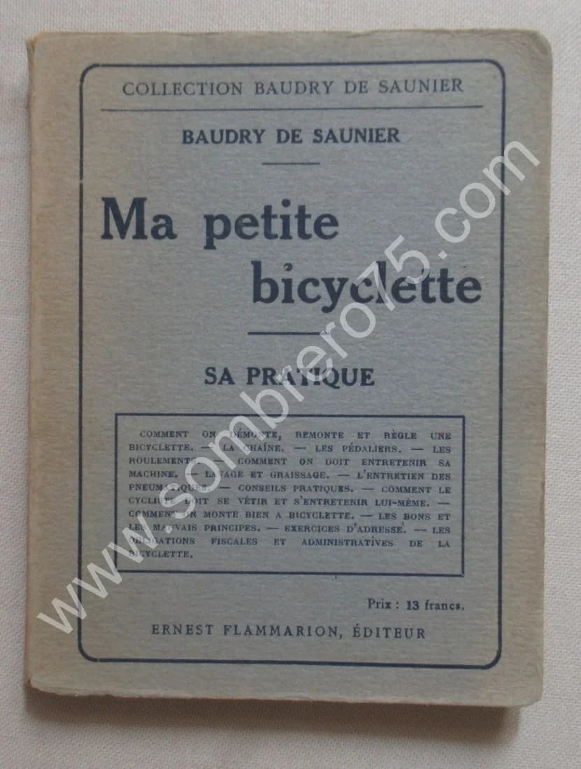 Ma Petite Bicyclette. Sa Pratique