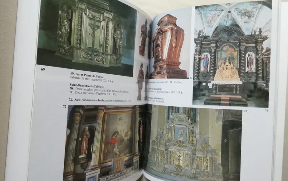 Retables et Tabernacles. XVII et XVIII Eglises de la Creuse - Image 5