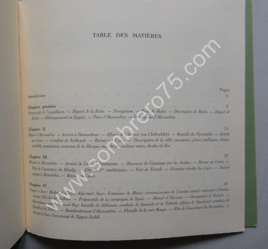 Journal de l'Expédition d'Egypte. Général Doguereau. 1997 - Image 7