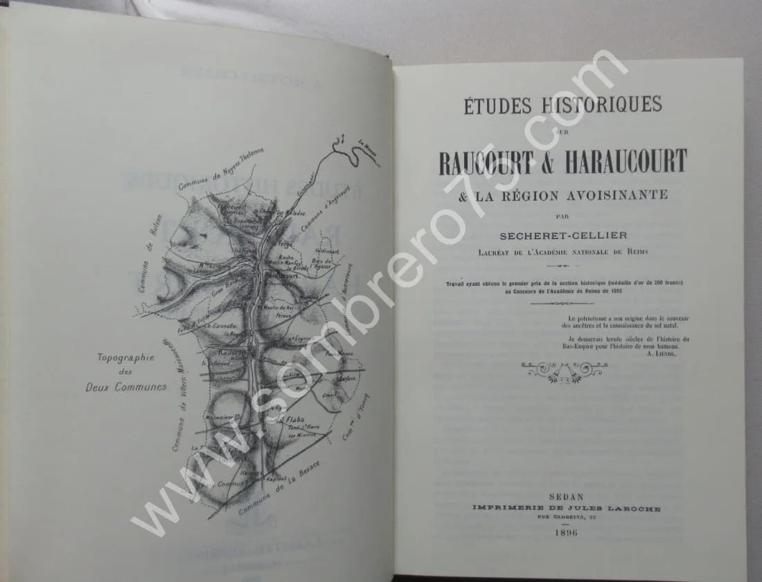 A. SECHERET CELLIER. Etudes Historiques sur Raucourt et Haraucourt - Image 3