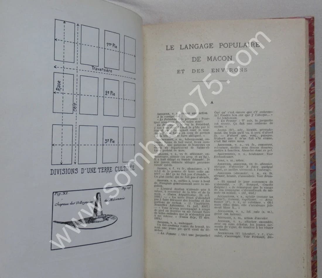 Le Langage Populaire de Mâcon. 1926 - Image 2