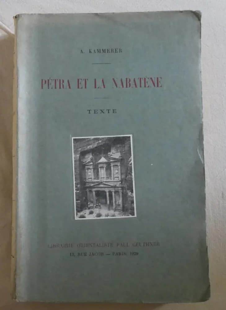 Petra et la Nabatène. Texte