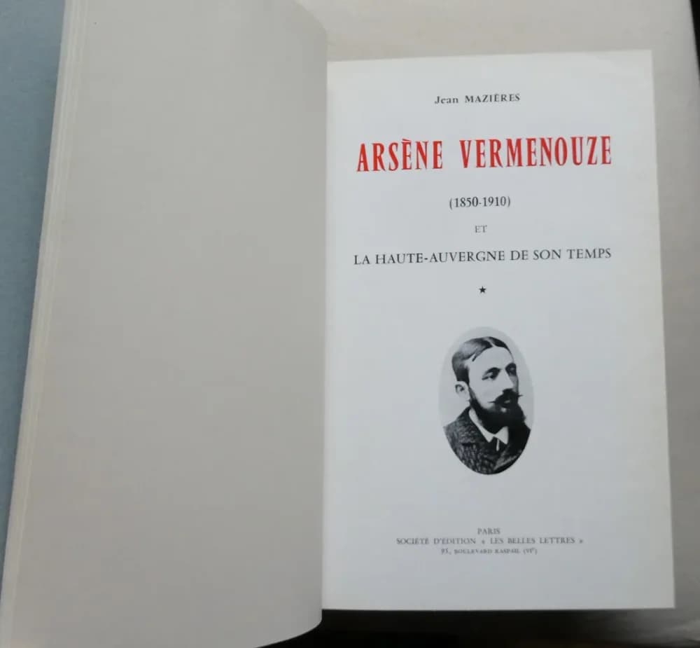 Arsène Vermenouze (1850-1910) et la Haute-Auvergne de son temps Tome 1 et 2  - Image 3