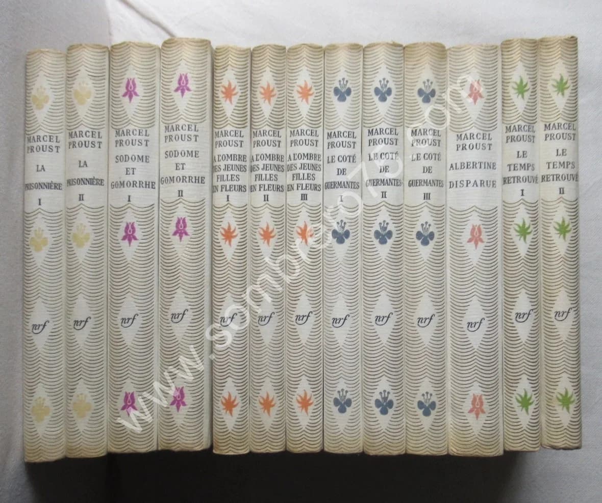 Marcel PROUST. Cartonnage Bonet. A la Recherche du Temps Perdu