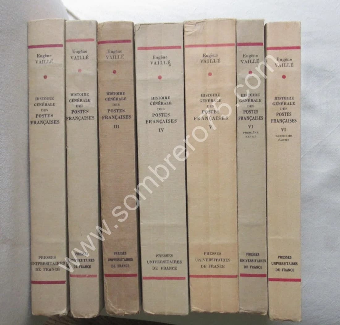 Eugène VAILLÉ. Histoire Générale des Postes Françaises - complet en 7 tomes - Image 2