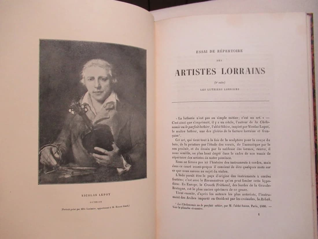 Les Luthiers Lorrains - Essai de Répertoire des Artistes Lorrains - Image 4