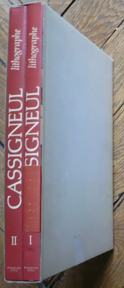 Cassigneul Lithographe. 2 Volumes. 2 Lithographies Originales - Image 2