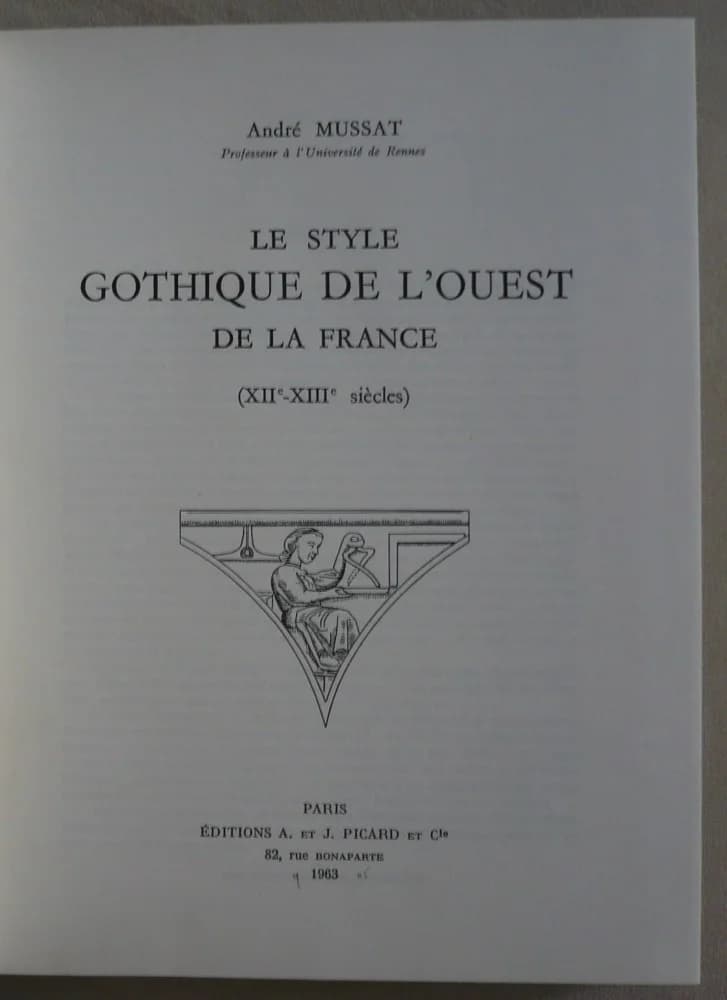 Le Style Gothique de l'Ouest de la France XIIe XIIIe Siècles - Image 4