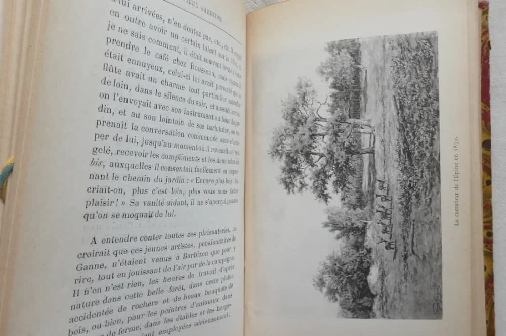 Le Vieux Barbizon : Souvenirs de Jeunesse d'un Paysagiste 1852 - 1875 avec 10 Dessins de l'auteur. Ed. 1907 - Image 8