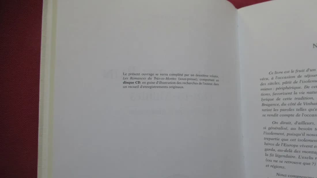 Le Chant du Pain. Tras os Montes. Recherches sur le Romanceiro - Image 3