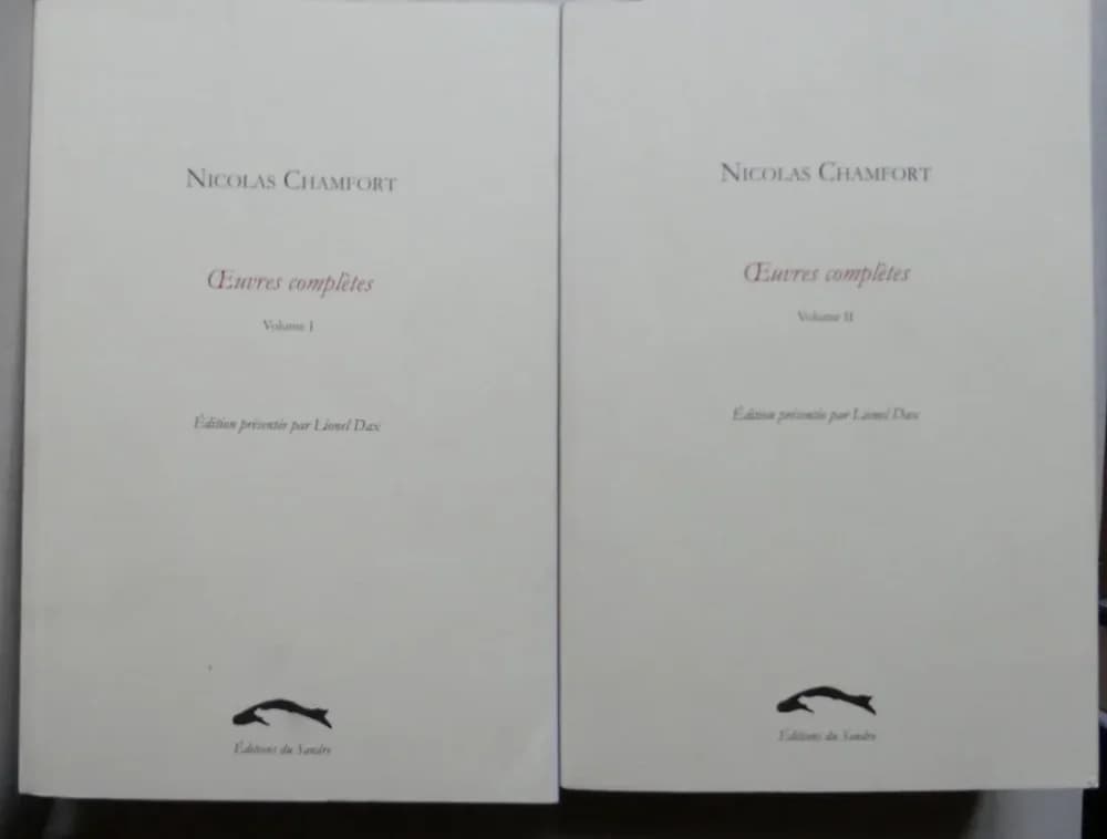 Oeuvres Complètes. Nicolas CHAMFORT. 2 Volumes