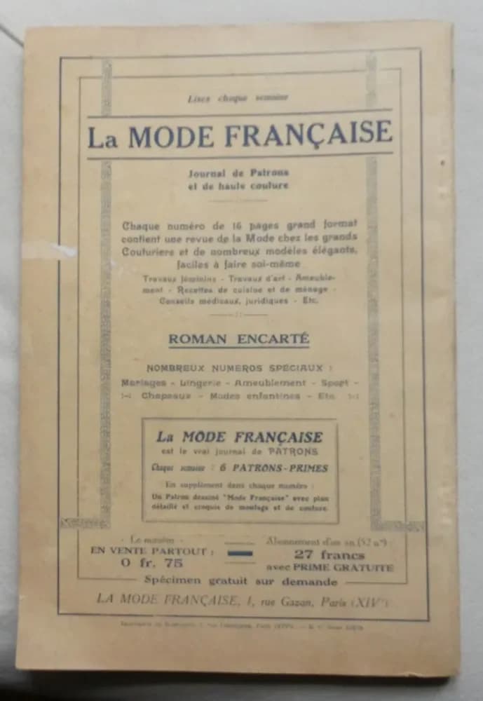 Guide Pratique de la Mode de Paris. Automne Hiver 1933-1934 - Image 8