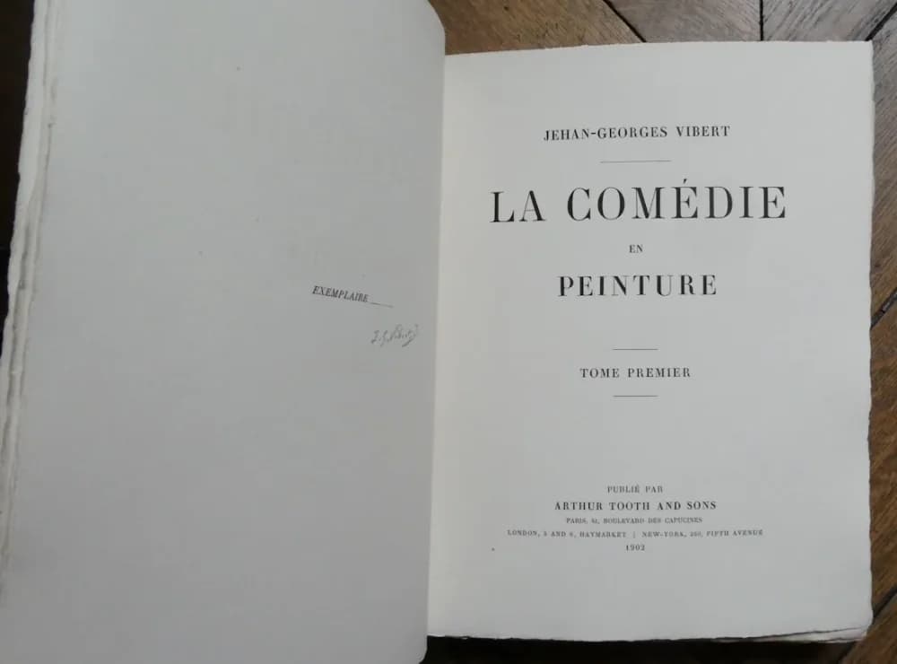 La Comédie en Peinture. 2 Tomes. J G VIBERT 1902 - Image 3